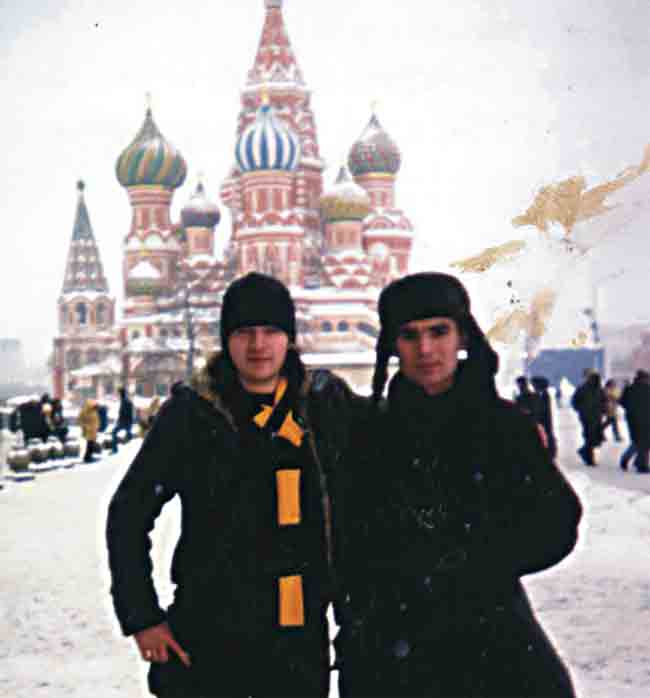 John & Dimitri in Red Square